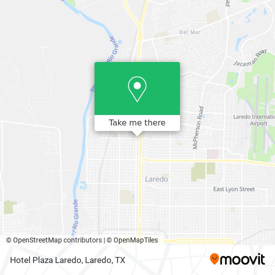 Mapa de Hotel Plaza Laredo