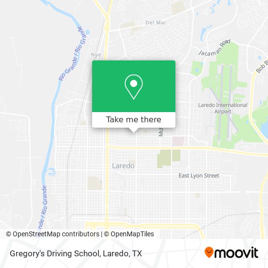 Gregory's Driving School map