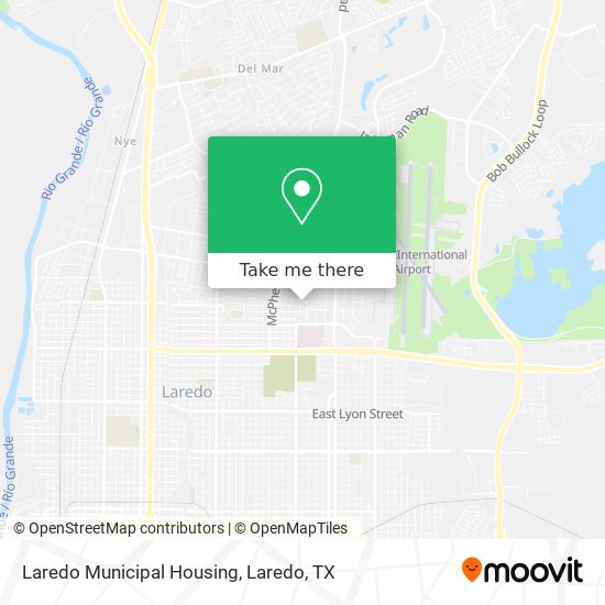 Laredo Municipal Housing map