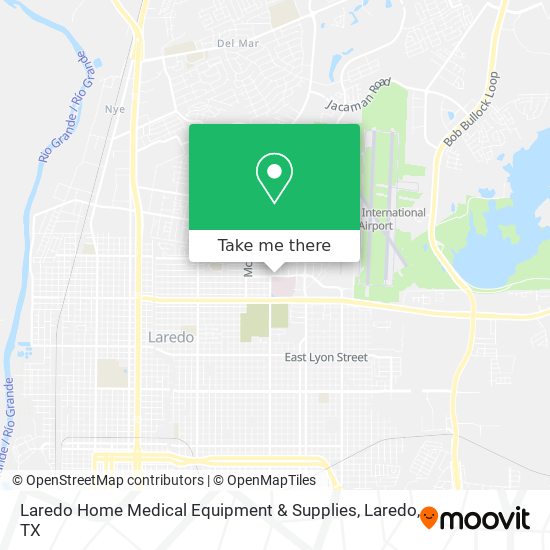 Laredo Home Medical Equipment & Supplies map
