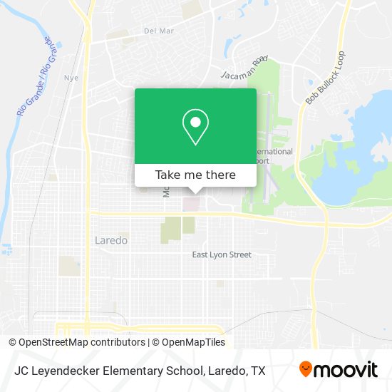 JC Leyendecker Elementary School map