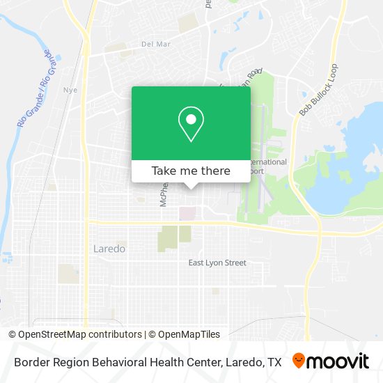 Border Region Behavioral Health Center map