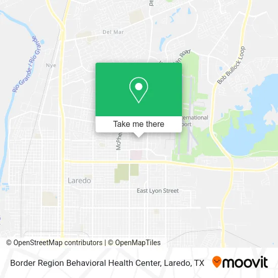 Mapa de Border Region Behavioral Health Center