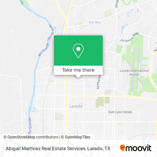 Abigail Martinez Real Estate Services map