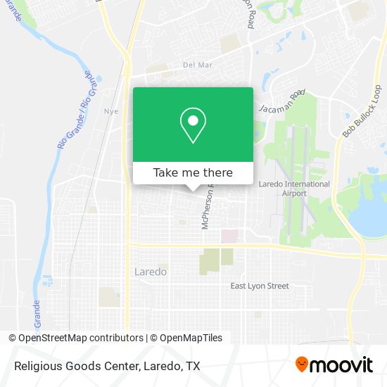 Religious Goods Center map