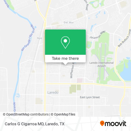 Carlos G Cigarroa MD map