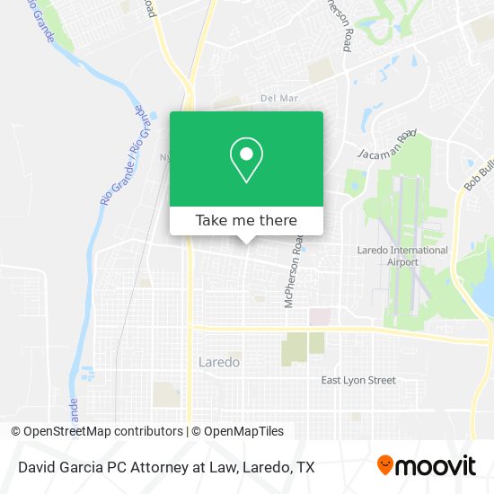 David Garcia PC Attorney at Law map