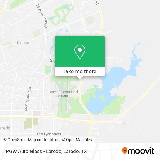 PGW Auto Glass - Laredo map