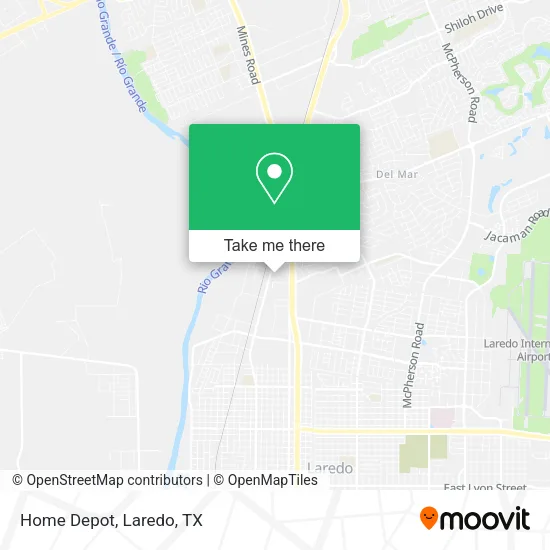 Mapa de Home Depot