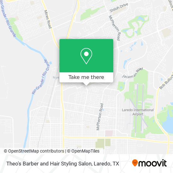 Mapa de Theo's Barber and Hair Styling Salon