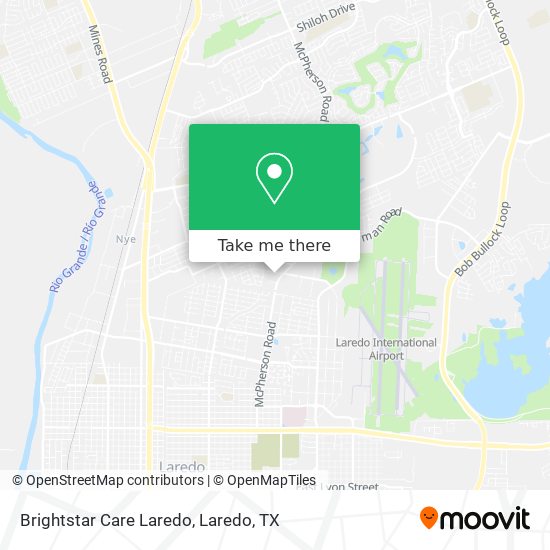 Brightstar Care Laredo map