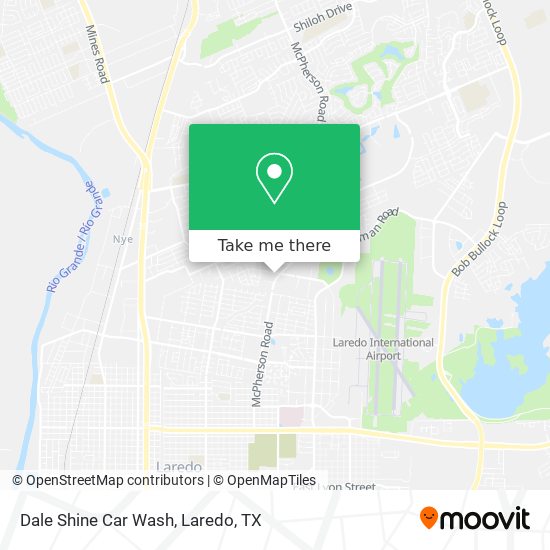 Dale Shine Car Wash map