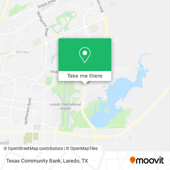 Texas Community Bank map