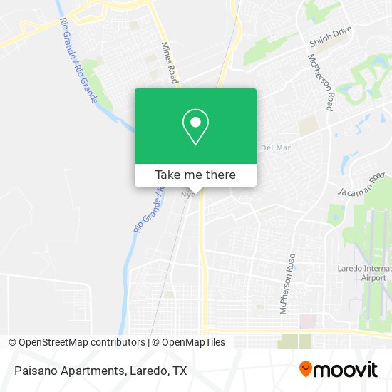 Mapa de Paisano Apartments