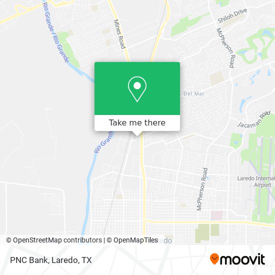 PNC Bank map