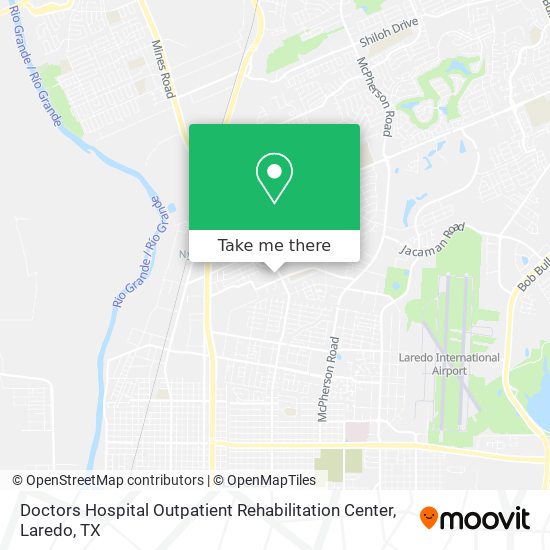 Doctors Hospital Outpatient Rehabilitation Center map