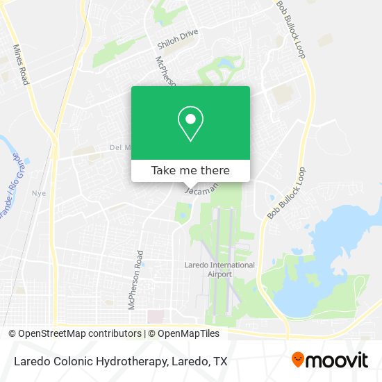 Laredo Colonic Hydrotherapy map