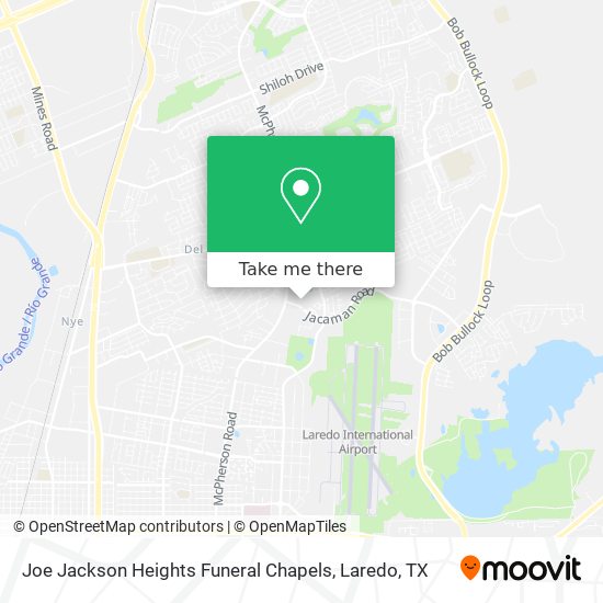 Joe Jackson Heights Funeral Chapels map