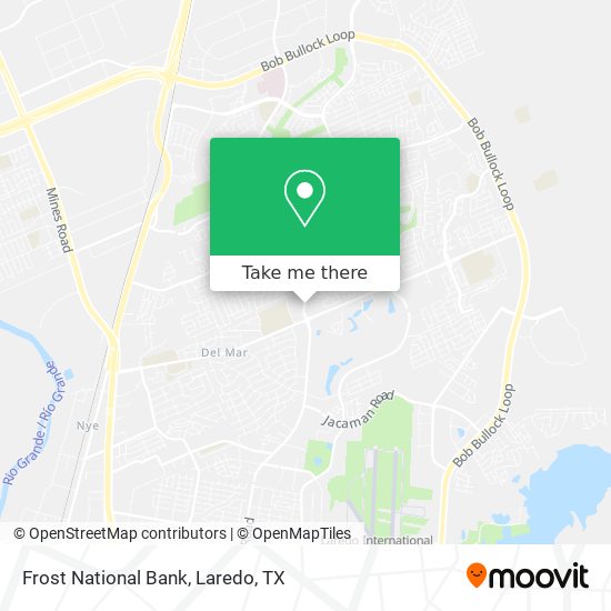 Frost National Bank map