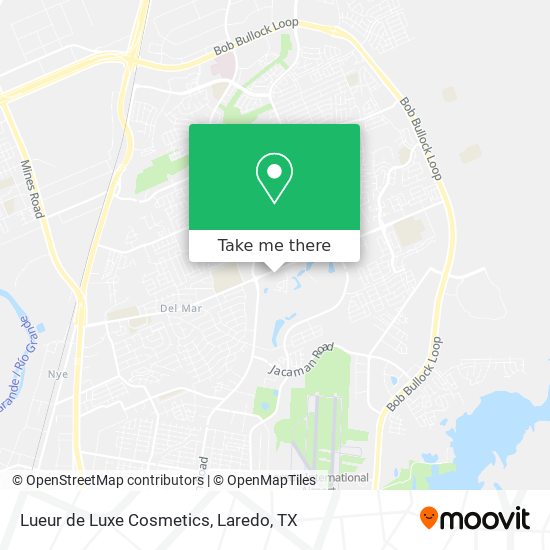 Lueur de Luxe Cosmetics map