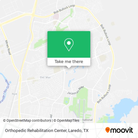 Orthopedic Rehabilitation Center map