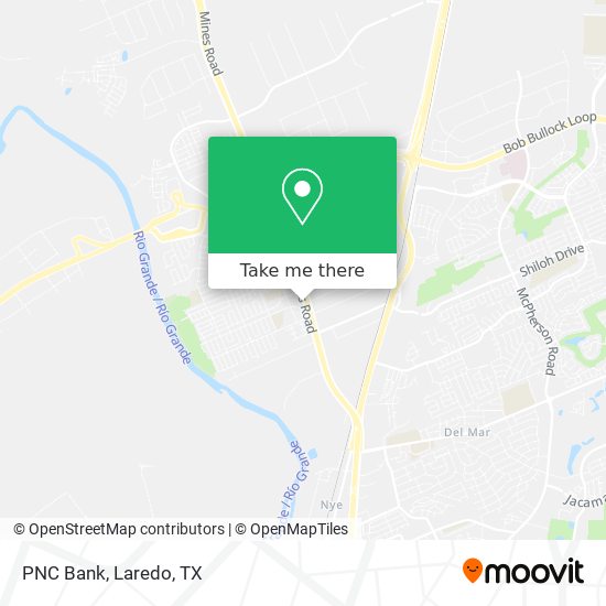 PNC Bank map