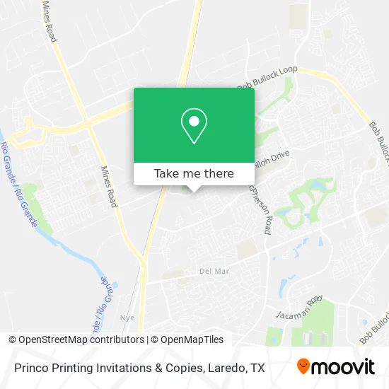Princo Printing Invitations & Copies map