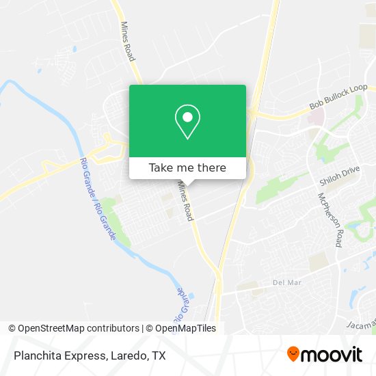 Mapa de Planchita Express