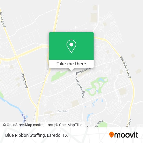 Mapa de Blue Ribbon Staffing