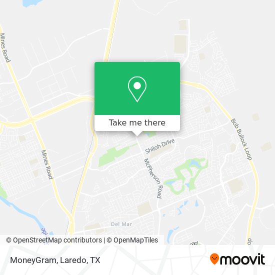 MoneyGram map