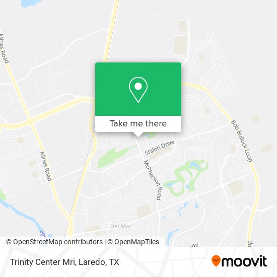 Mapa de Trinity Center Mri