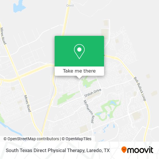 South Texas Direct Physical Therapy map