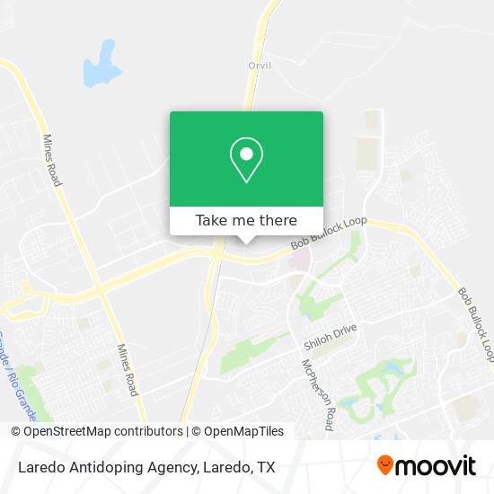 Laredo Antidoping Agency map