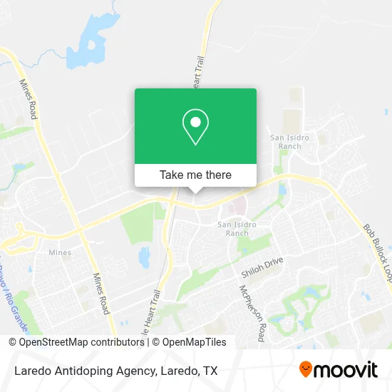 Laredo Antidoping Agency map
