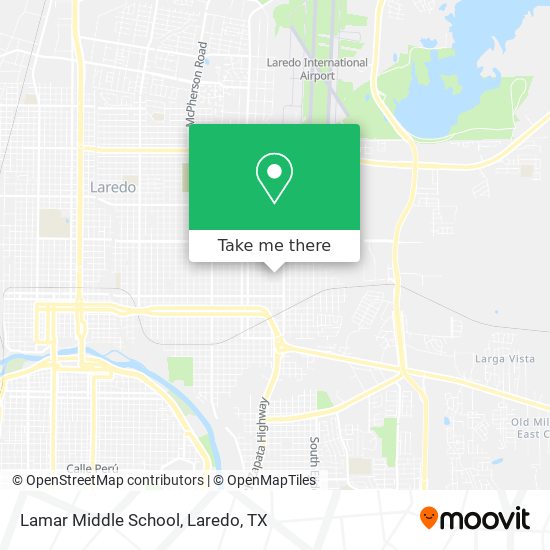 Lamar Middle School map