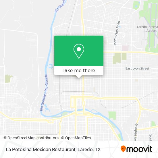 Mapa de La Potosina Mexican Restaurant