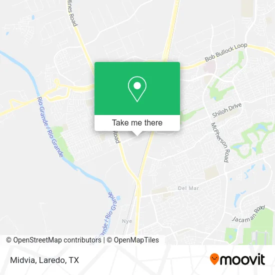 Midvia map