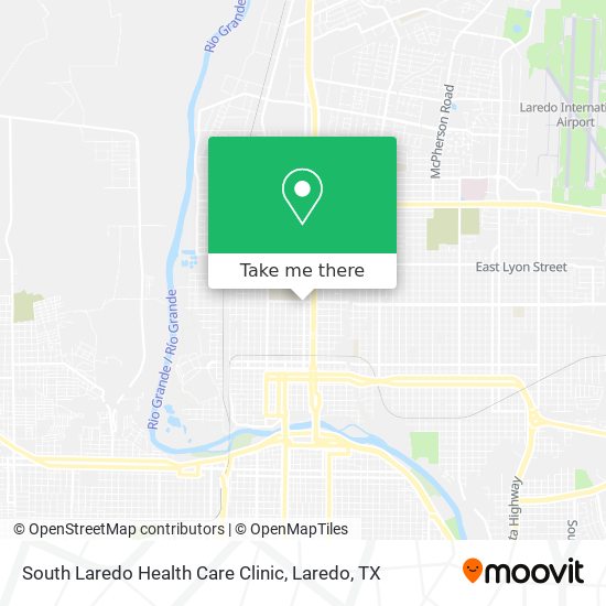 South Laredo Health Care Clinic map