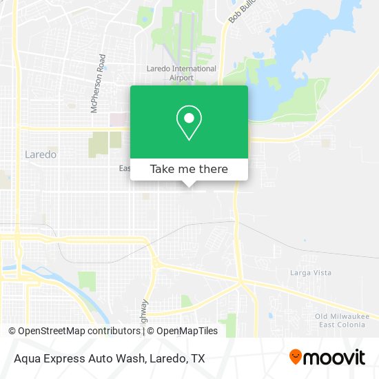 Aqua Express Auto Wash map