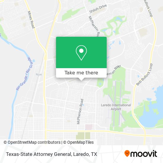 Texas-State Attorney General map