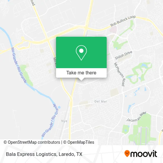 Bala Express Logistics map