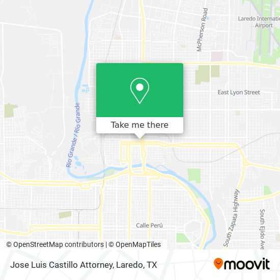 Jose Luis Castillo Attorney map