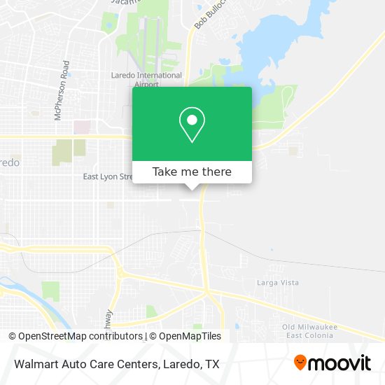 Walmart Auto Care Centers map
