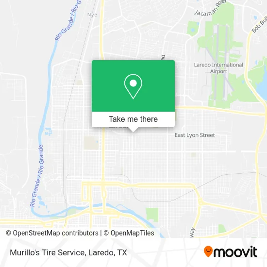 Murillo's Tire Service map