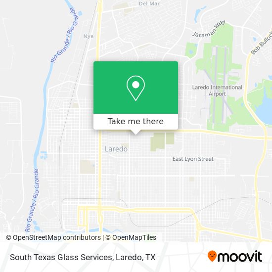 South Texas Glass Services map