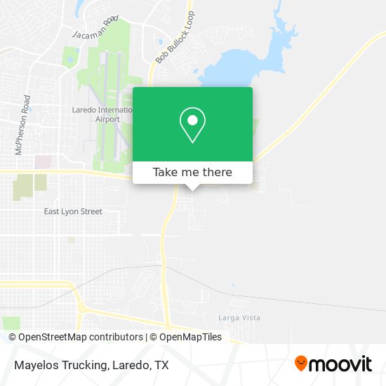 Mayelos Trucking map