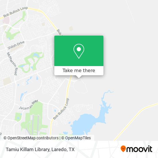 Mapa de Tamiu Killam Library
