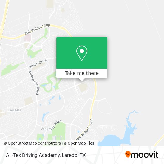 All-Tex Driving Academy map