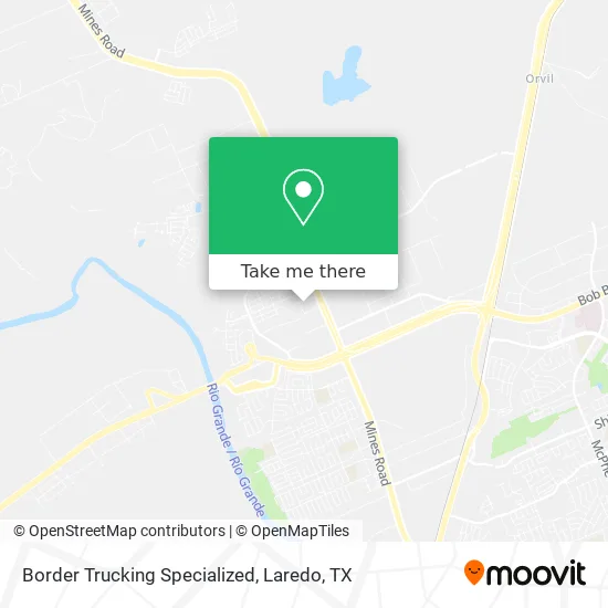 Border Trucking Specialized map