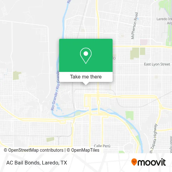 AC Bail Bonds map